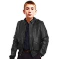 thumbnail image 1 of Veste Bomber en Cuir pour Enfants A2 Air Force Noir, 1 of 2