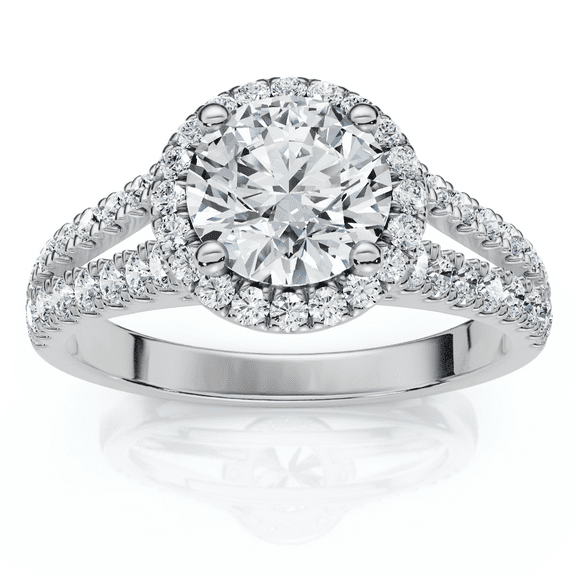 Pompeii 1 1/5Ct Divine Diamond Engagement Ring 14k Gold or Platinum Lab Grown