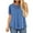 #3 Blue, variant on LANREMON Oversized Flowy Short Sleeve T Shirts for Women Summer Casual Plus Size Crew Neck Tunics Tops Blouses Blue