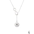 thumbnail image 2 of Delight Jewelry Silvertone Domed Class of 2022 Silver tone Elegant Infinity Lariat Necklace, 2 of 4