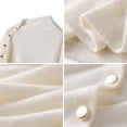 thumbnail image 4 of vlrwzc Irregular Warm Shawl with Button Elegant Knitted Shawl Fashion Oversized Cape for Spring Autumn Winter Clothing Accessory, 4 of 7