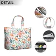 thumbnail image 2 of Flower Women's Large Weekend Travel Bag Moving Canvas Handbag Thick Double Layer Beach Weekend Travel Unisex Hospital Maternity Delivery with Toiletry Waterproof, 2 of 5