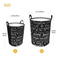 thumbnail image 3 of Prayer Of The Lord Foldable Laundry Hamper with Handle Storage Basket for Clothes Toys & Organizing, 3 of 6