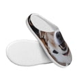 thumbnail image 3 of KLL Realistic Cute Puppy Pattern Adult Unisex Cozy Slippers,Fuzzy Slip-on Slippers TPR Sole Slippers Comfort Plush Home Footwear for Indoor & Outdoor-46/47, 3 of 7