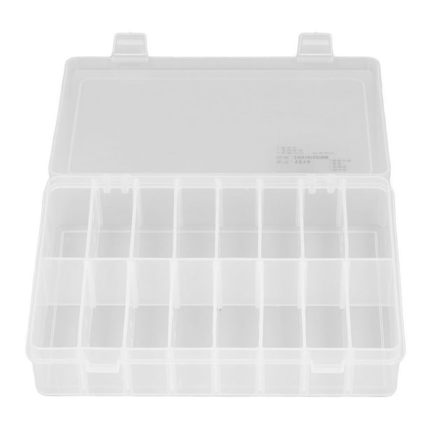 Caja de piezas de compartimentos, Caja de piezas de 16 compartimentos Caja organizadora de joyas Caja organizadora de compartimentos Respuesta rápida