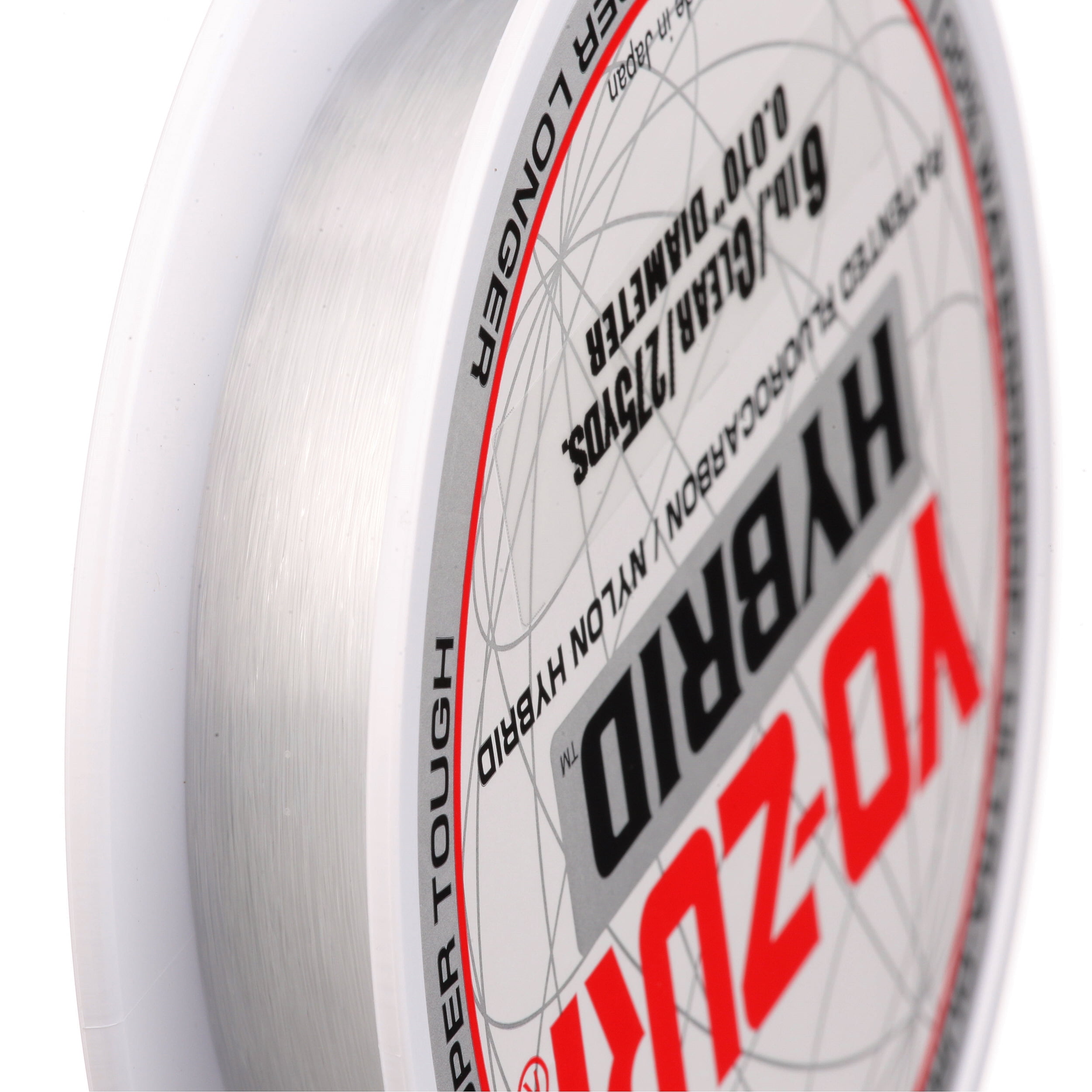 Yo-Zuri Hybrid Clear Monofil Angelschnur 500 Yards - Transparente Copolymer Schnur