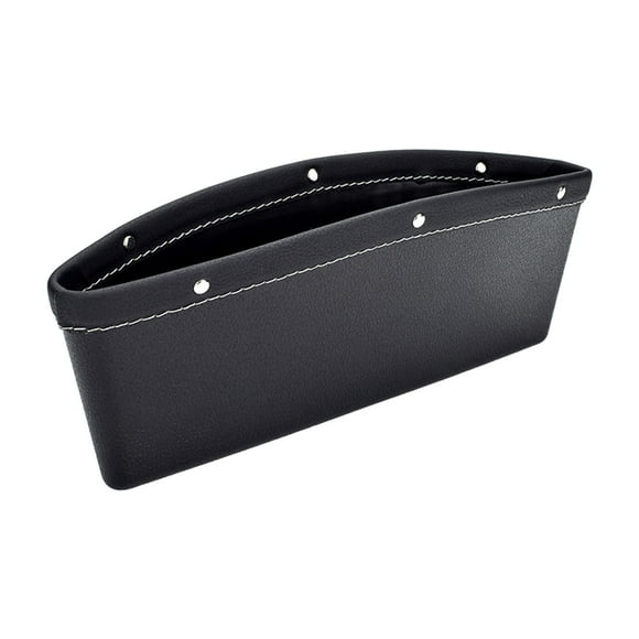 Car Seat Organizer Front Car Seat Crevice Storage Box Replaces Console Organizer Fittings Adjustable Filler Accessory for Phone Black