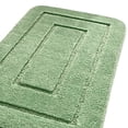 thumbnail image 6 of Soft Comfortable Green Microfiber Bath Rugs 16 x 24 inch, Geometric Pattern Modern Decoration Bathroom Mat Machine Washable, 6 of 7