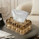thumbnail image 5 of Nrmrqz - Funda de cerámica para caja de pañuelos con un diseño elegante para tocador de baño o decoración del hogar. Compatible con pañuelos estándar. Ideal para cocinas, dormitorios y oficinas., 5 of 6