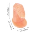 thumbnail image 2 of WEUVEB 20Ud Dedo Artificial Chocolate Para Entrenamiento De Manicura Herramienta Reutilizable Y, 2 of 8