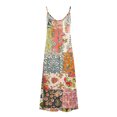 thumbnail image 4 of Generic Women's Summer Maxi Dress Casual V-Neck Sleeveless Bohemian Spaghetti Strap Floral Long Maxi Dress, 4 of 4
