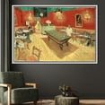 thumbnail image 2 of Vincent Home Decor Canvas, Home Decor Artwork, Billiards Table Wall Art, The Night Cafe by Home Decor, Home Decor Cafe Canvas Art, Canvas Wall Decor - Rolled Canvas, 2 of 9