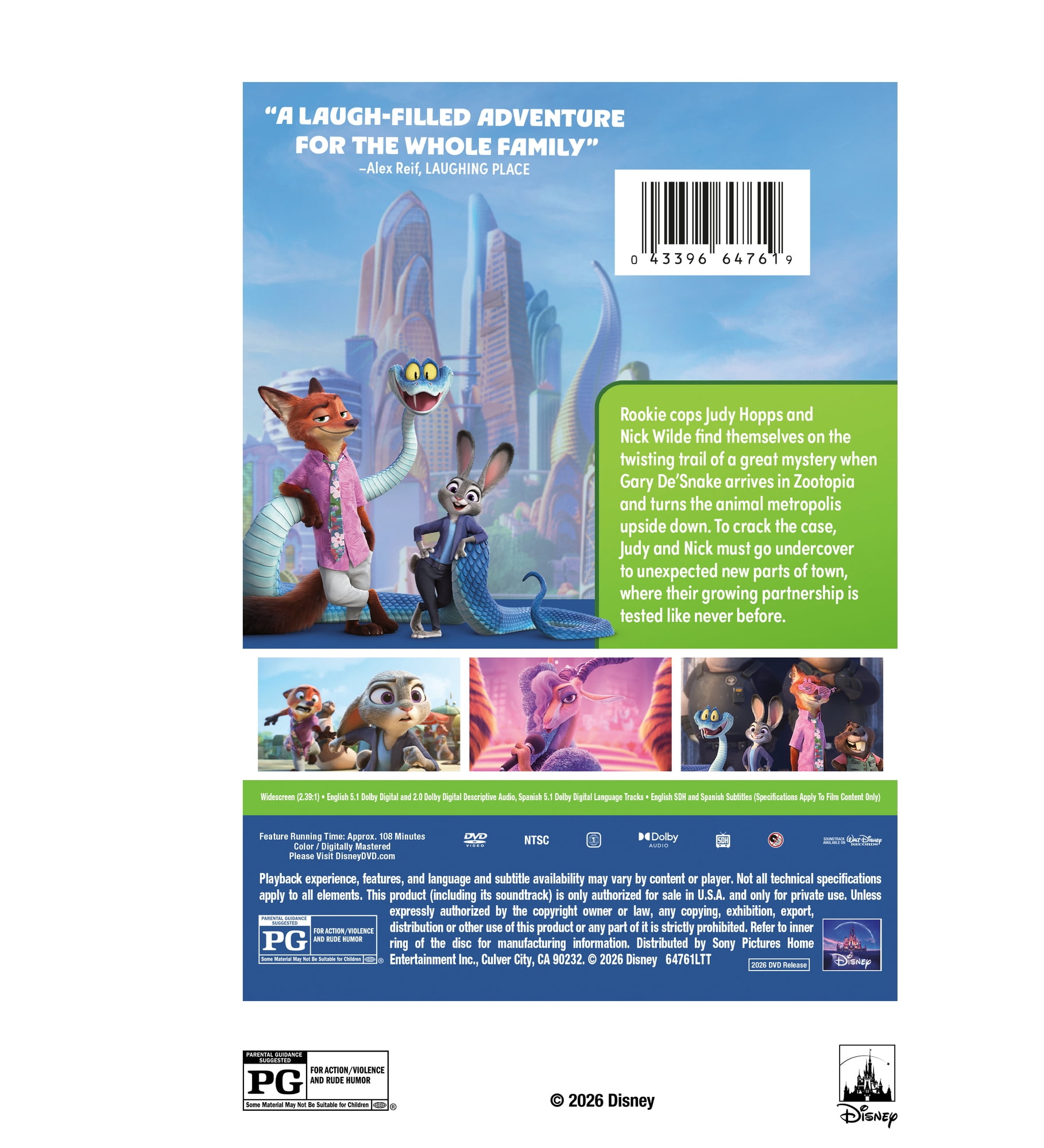 Zootopia 2 (DVD) (Standard Edition) [2025]