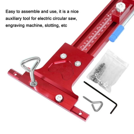 

Nebublu Woodworking Guide Rail System Electric Circular Saw Track Engraving Machine Slotting Parallel Sliding Rail Auxiliary Tool for Versatile Applications