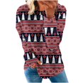thumbnail image 2 of 2023 Chandails de Noël pour Femmes en Liquidation Col Rond Mode Décontractée Manches Longues Imprimé de Noël Chandails Blouse, 2 of 5