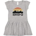 thumbnail image 3 of Inktastic Denver Colorado Skyline Vintage Girls Toddler Dress, 3 of 5