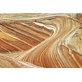 thumbnail image 2 of Larry Malvin 14x11 White Modern Wood Framed Wall Art Titled - Wave Swirls, 2 of 5