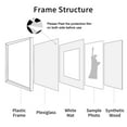 thumbnail image 2 of ENJOYBASICS Black Poster Frame, Display Pictures 9x12 with Mat or 12x16 Without Mat, Set of 2, 2 of 7
