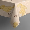 thumbnail image 4 of Golden Retriever Rectangle Tablecloth 60"x102",Waterproof Polyester Rectangle Table Cloth, Wipeable Spillproof Polyester Tablecloth for Dining, Camping, Indoor and Outdoor, 4 of 6