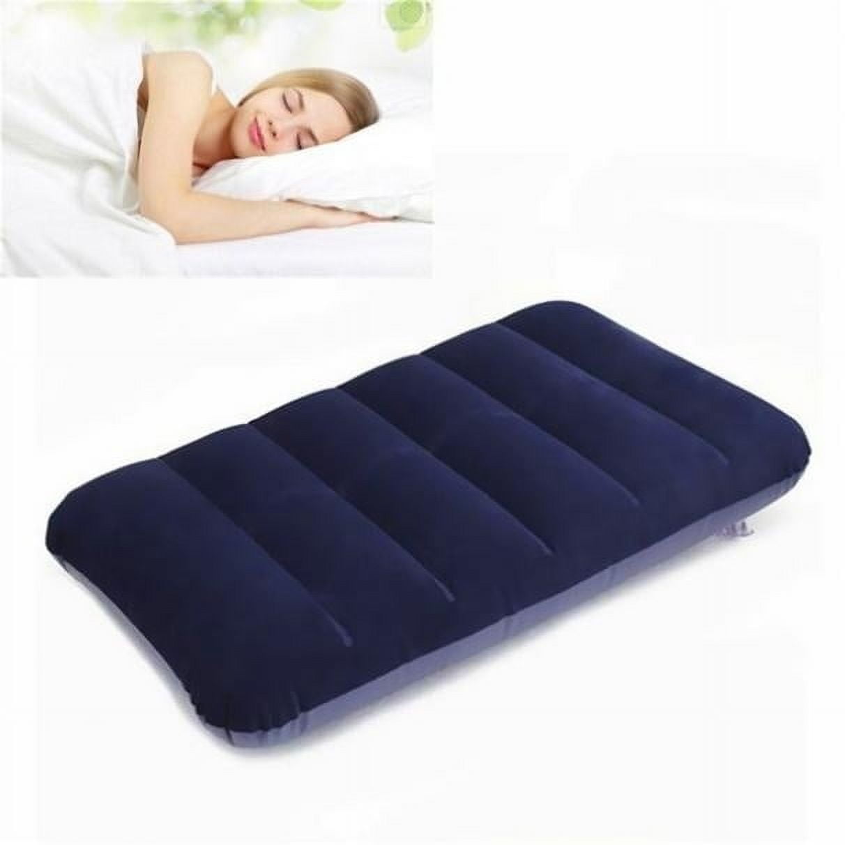Inflatable air travel pillow hot sale