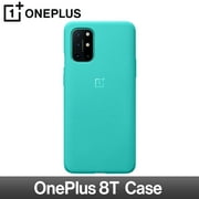 Est Oneplus 8T Phone Case Sandstone Case Protective Cover Simple Design Black/Cyan