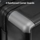 thumbnail image 4 of Carry On Suitcase LEVEL8, marco de aluminio sin cremallera de 20 pulgadas, negro, 4 of 8
