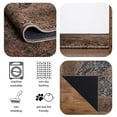 thumbnail image 6 of Keen Home Design Machine Washable Area Rugs with Non-slip Backing, Ideal for Hallway, Living Room, Bedroom, Kitchen and Laundry Room, Vintage Moroccan and Low Pile Rug - ( 2'6'' x 10'), 6 of 9