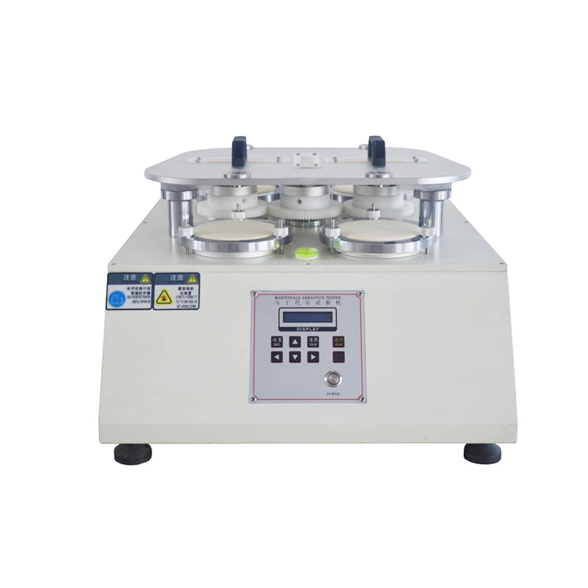 Martindale Four-Station Abrasion Testing Machine Fabric Fluff Pilling Tester AC110V