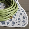 thumbnail image 4 of Safavieh Courtyard Karina Animal Indoor/Outdoor Area Rug, Ivory/Navy, 5'3" x 7'7" Scalloped, 4 of 15