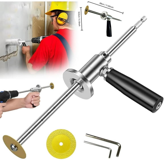 Inside Pipe Cutter for Pvc Pipe,Inside PVC Pipe Cutter,Steel Pipe Cutter with Diamond Grit Cutting Wheel and Handle,Inside Pvc Pipe Cutter with 7 Inch Adjustable Depth Setting Impact Drivers