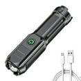 thumbnail image 1 of Rechargeable Flashlight Handheld Zoomable Flashlight High Lumen Camping with 3 Modes for and Outdoor Use, 1 of 7