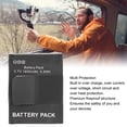 thumbnail image 3 of Lithium Ion Battery, Multi Protection Replacement Action Camera Battery Fireproof Structure Rechargeable 1600mAh  for Sports Camera, 3 of 7