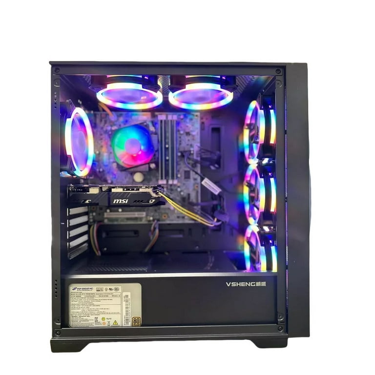 Core i7 8700／WiFi5／16G／SSD256GB／HDD500GB Gaming PC i7-8700 16GB RAM 512GB SSD No HDD RX 580 Air Cooler