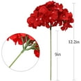 thumbnail image 4 of 12pcs Artificial Silk Hydrangea Flowers Heads with Stems in Bulk Fake Flowers for Wedding Bouquet Centerpieces Arch Home Decoration (Ivory), 4 of 5
