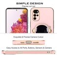thumbnail image 7 of Compatible with Motorola Moto G22 Case with Plating Creative Astronaut Cartoon Holder Pink, for Motorola Moto G22 Phone Case Silicone Shockproof Stand Soft TPU Protective Slim Cover (Pink), 7 of 7