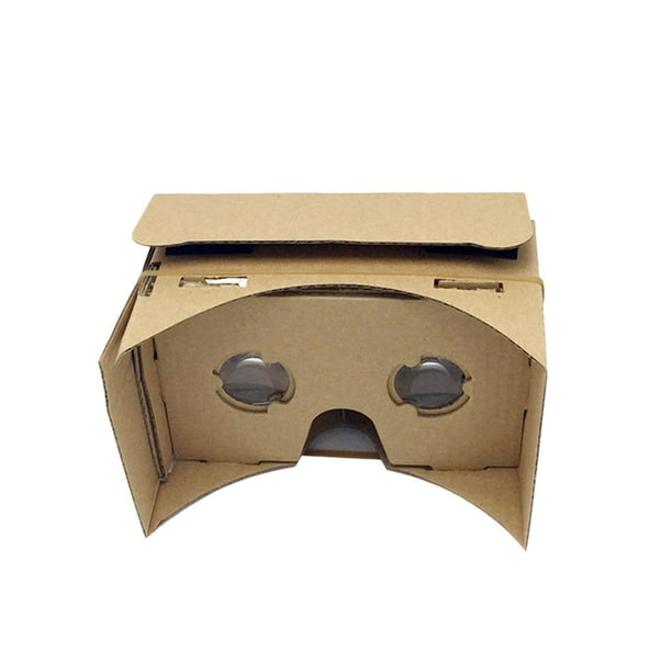 Cartón de bricolaje para gafas de realidad de con caja de lente 3D compatible con teléfono inteligente portátil, mucho contenido