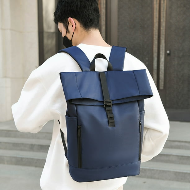 Mochila para hombre bolsa de negocios impermeable y transpirable para viajes de oficina azul Walmart en linea