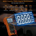 thumbnail image 2 of Neoteck 6000 Counts Digital Multimeter with NCV and TRMS Auto Range Multimeter for AC/DC Voltage & Current, Resistance,Capacitance,Frequenc, 2 of 7