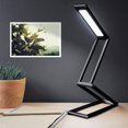 thumbnail image 2 of Lámpara de escritorio LED plegable - Luz de mesa USB portátil plegable con 3 configuraciones de brillo - Para el hogar, lectura, estudio, trabajo, viajes - Oro rosa, 2 of 5