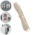 thumbnail image 3 of RENACLIPY 2Pcs Wall Mounted Shoe Storage Beige 10.6X2In Retractable Strong Adhesion Household Users, 3 of 8