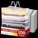 thumbnail image 1 of Bolsas de regalo de plástico XPCARE, paquete de 200, 40 x 15 x 30 cm, con asas, 1 of 8