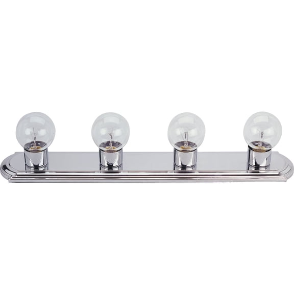 Canarm Home Impressions 4-Bulb Chrome Vanity Bath Light Bar — Residential Use, Standard Application