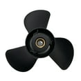 thumbnail image 4 of Propeller 13 1/4x17 for JOHNSON Outboard 3 Blades Aluminum Prop 15 Tooth RH 13.25x17, 4 of 4