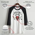 thumbnail image 3 of Netflix Men's Stranger Things Hellfire Club Costume Baseball Graphic T-Shirt, 3 of 8