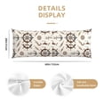 thumbnail image 2 of Naloa Anchors with Rope Super Soft 20x60 Body Pillow Case,Long Side Hidden Zipper（PILLOWS ARE NOT INCLUDED）, 2 of 6