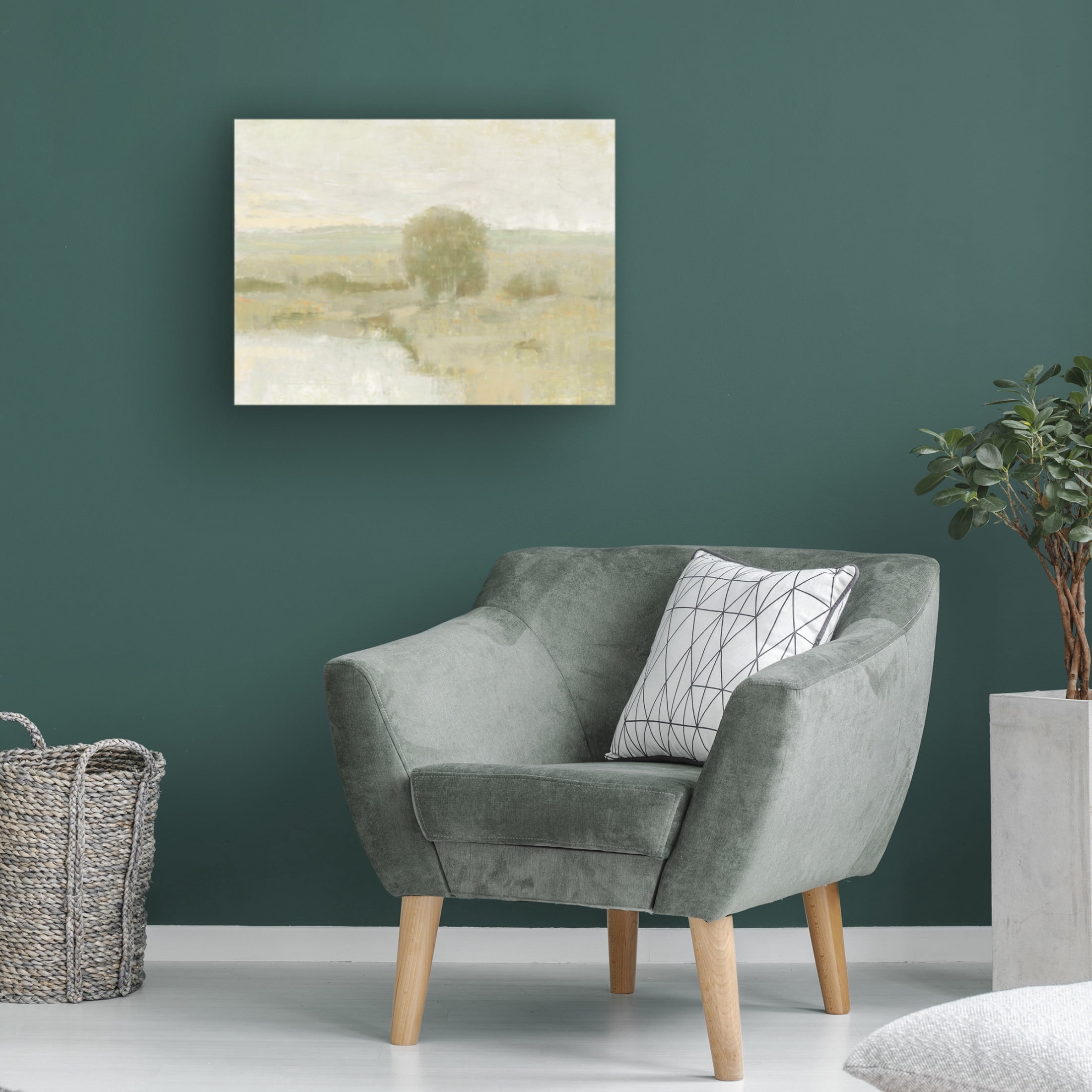 Trademark Fine Art Tim OToole  Ochre Riverbank II Canvas Wall Art