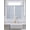 Blue, variant on Ocean Blue Fish 2 Panel Kitchen Curtains for Windows, Summer Fishing Coastal Nautical Simple Bathroom Privacy Curtain, Home Décor Window Treatment for Bedroom/Living Room 55"x45"