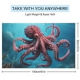 thumbnail image 2 of Colorful Octopus Oversized -Washed Lightweight Quick Dry Beach Towels - 32"x63", 2 of 7