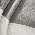 thumbnail image 5 of 104"X94" Black Reversible Quilt Set - King/Cal King 7-Piece Cotton Blend Bedding with Euro Shams, 5 of 5