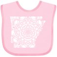 thumbnail image 3 of Inktastic Arkansas Silhouette Mandala Boys or Girls Baby Bib, 3 of 4